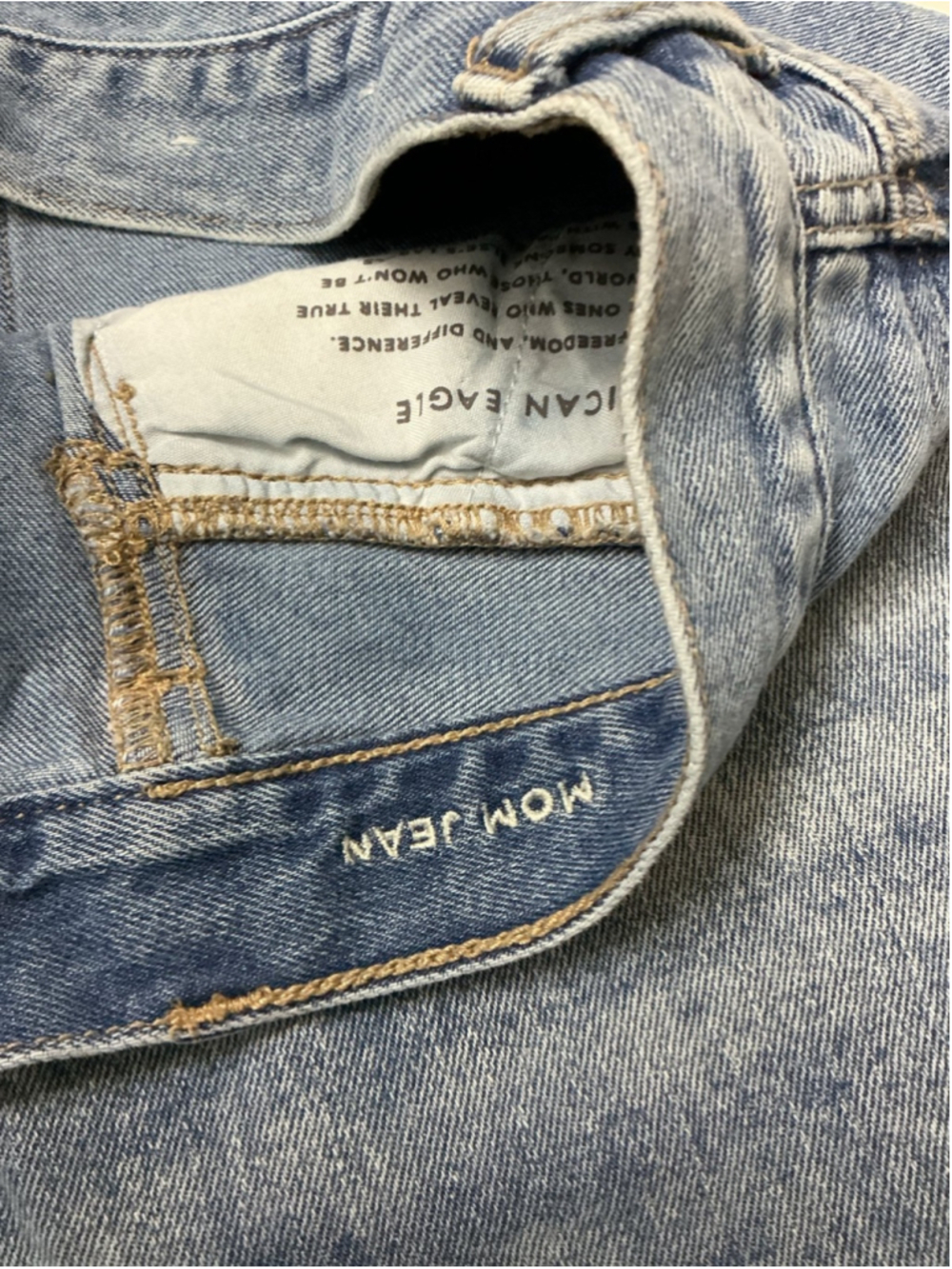 American eagle mom jeans size - Picture 5 of 6